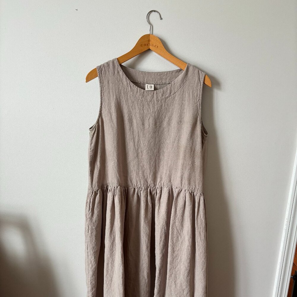 LenOk Flax Gray Oversized Dress